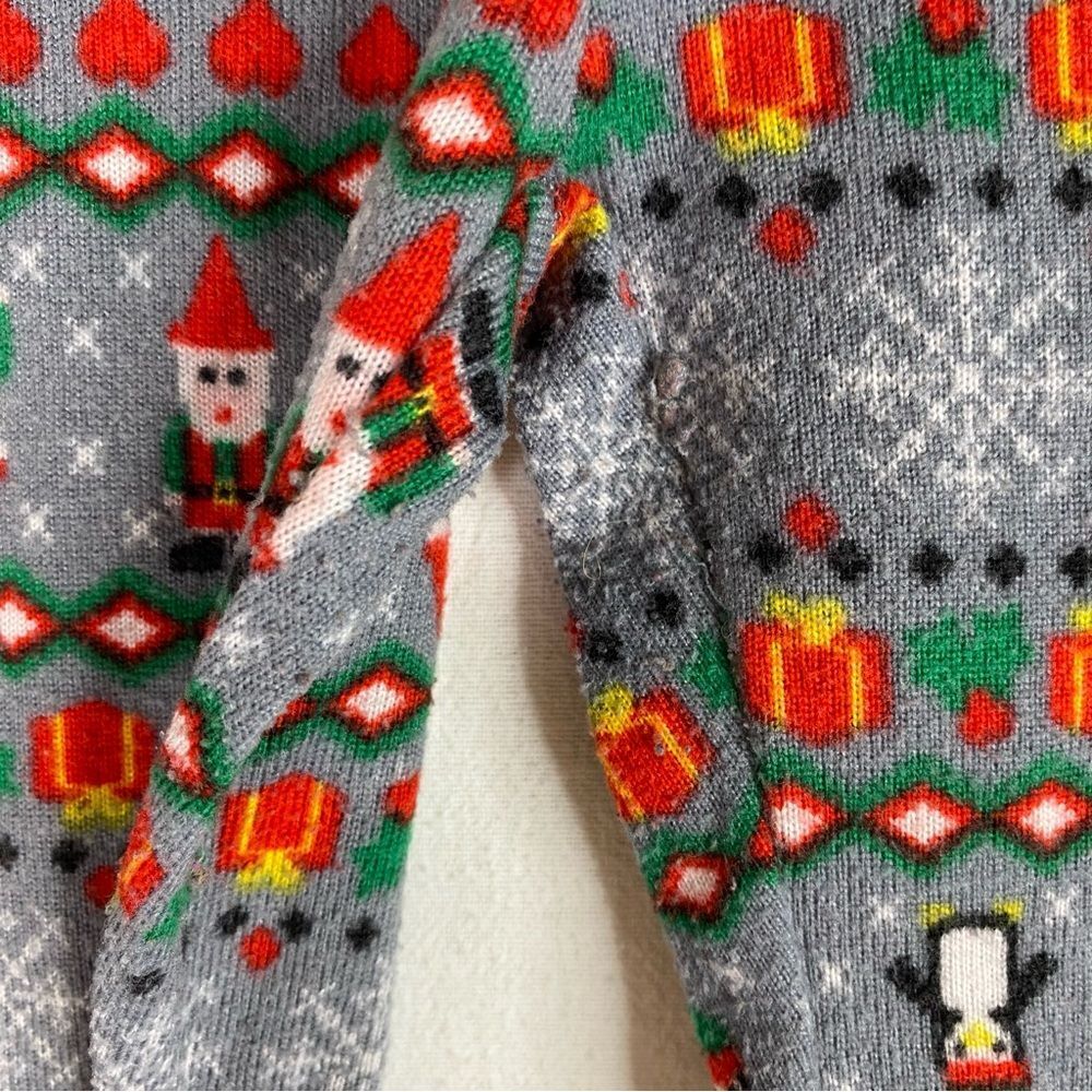 Christmas Leggings Juniors Fleece Presents Snowflakes Penguin Tree L 11-13 - Picture 6 of 10